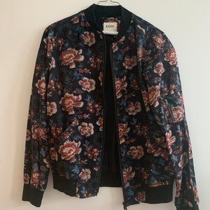 Black Floral Kardo Sweatshirt Jacket